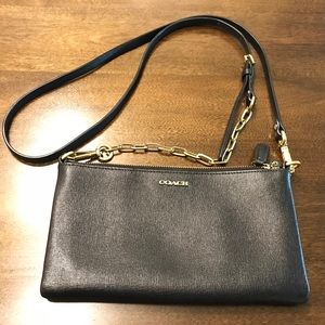 Coach Black Crossbody Wallet Clutch